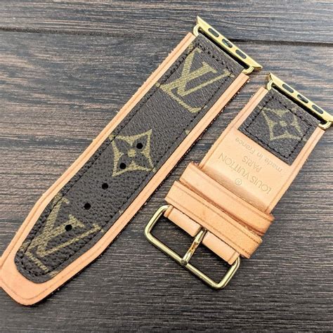 Upcycled LV Louis Vuitton Monogram Apple Watch Band